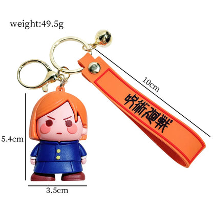 Anime-Inspired Keychain - Sorcerer & Warrior