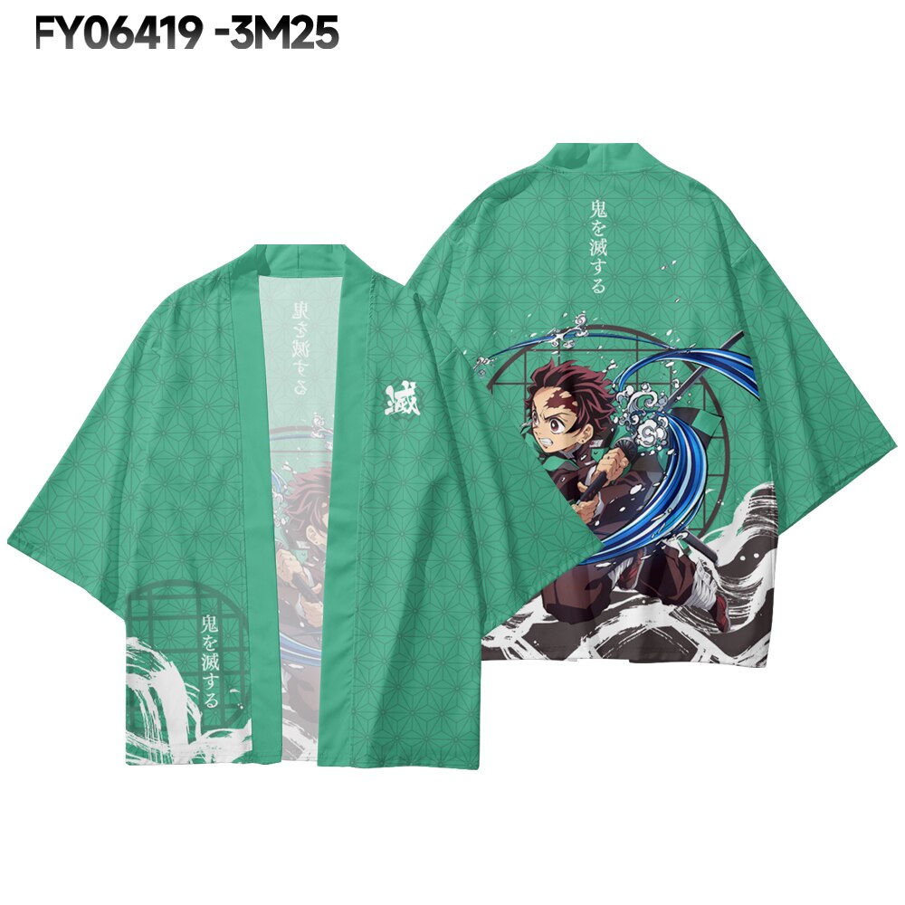 Demon Slayer kimono and shorts