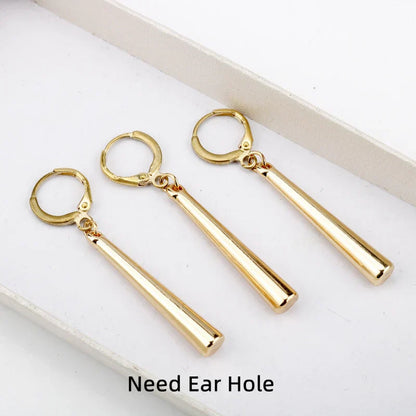 "Three-Sword Danglers – Ronin’s Oath Earrings"